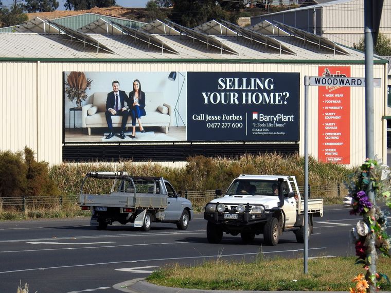 Gawk static billboard at 78 Hattam Street Golden Gully
